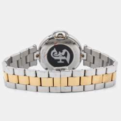 Pre Owned Gianfranco Ferre Mother of Pearl Two Tone Stainless Steel Diamond Collection Women's Wristwatch 35 mm