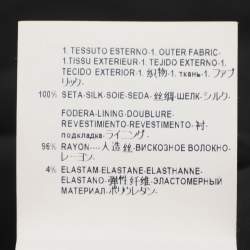 Pre Owned Gianni Versace Monochrome/Purple Animal Print Satin Medusa Sleeveless Mini Dress L