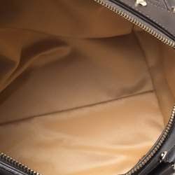 Versace Military Green Leather Snap Out Of It Satchel