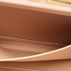 Gianvito Rossi Dusty Pink Leather Vali Top Handle Bag