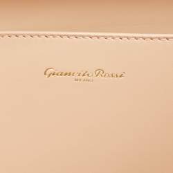 Gianvito Rossi Dusty Pink Leather Vali Top Handle Bag