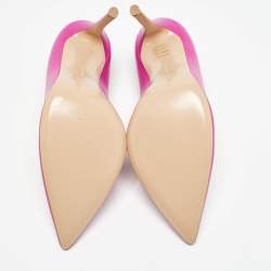 Pre Owned Gianvito Rossi Pink Calf Leather Gianvito 105 Pumps Size 40