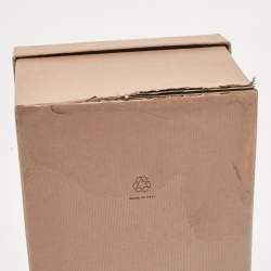 Pre Owned Gianvito Rossi White Braided Leather Platform Espadrille Sandals Size 36.5