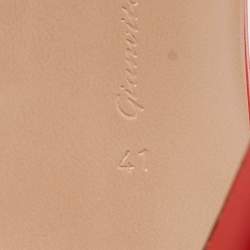 Gianvito Rossi Transparent PVC and Leather Skye Sandals Size 41