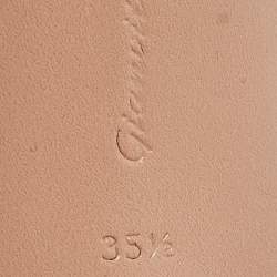 Pre Owned Gianvito Rossi Transparent PVC Metropolis Sandals Size 35.5