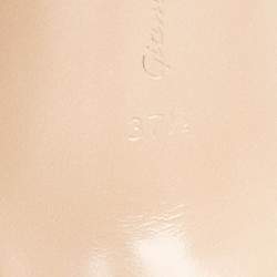 Pre Owned Gianvito Rossi Blue PVC Elle Slide Sandals Size 37.5