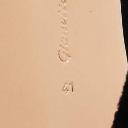 Pre Owned Gianvito Rossi Navy Blue Velvet Miral Booties Size 41