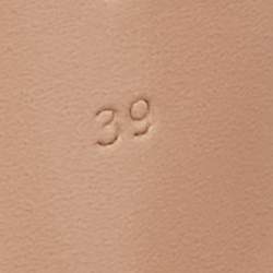 Pre Owned Gianvito Rossi Brown/Black Leopard Print Fabric Aramis Mules Size 39