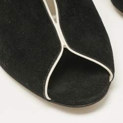 Gianvito Rossi Black Suede Vamp Booties Size 37