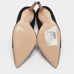 Pre Owned Gianvito Rossi Black Suede Camnero Nero Pumps Size 37