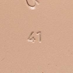 Pre Owned Gianvito Rossi Blue Washed Denim Ankle Strap Flat Sandals Size 41