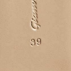 Pre Owned Gianvito Rossi Lilac Suede Ballet Flats Size 39