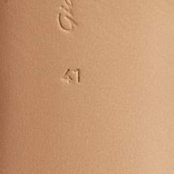 Pre Owned Gianvito Rossi Black Patent Leather Dasha Platform Pumps Size 41