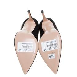 Pre Owned Gianvito Rossi Black Suede Divine Pointed Toe Pumps Size 40