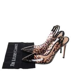 Pre Owned Gianvitto Rossi Black PVC And Patent Pumps Size 42