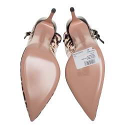 Pre Owned Gianvitto Rossi Black PVC And Patent Pumps Size 42