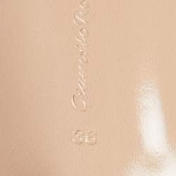 Pre Owned Gianvito Rossi White Leather Gianvito Pointed Toe Pumps Size 36