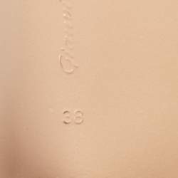 Pre Owned Gianvito Rossi Metallic Leather Portofino Ankle Strap Sandals Size 38