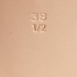 Pre Owned Gianvito Rossi Multicolor Lurex Fabric Portofino Ankle Cuff Sandals Size 38.5