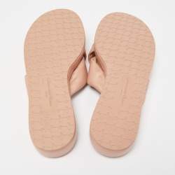 Pre Owned Gianvito Rossi Beige Leather Alima Sandals Size 40