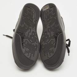 Pre Owned Gianvito Rossi Black Leather Low Top Sneakers Size 39