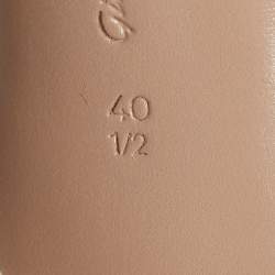 Pre Owned Gianvito Rossi White Mesh Crystal Embellished Mules Size 40.5