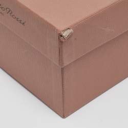 Pre Owned Gianvito Rossi Pink Leather Wynn Mules Size 38.5