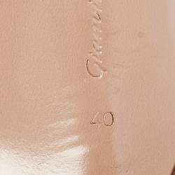 Pre Owned Gianvito Rossi Brown Suede Portofino Ankle Strap Sandals Size 40