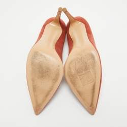 Pre Owned Gianvito Rossi Brown Suede Gianvito Pumps Size 40
