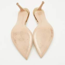 Pre Owned Gianvito Rossi Transparent PVC Elle Slide Sandals Size 41