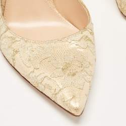 Gianvito Rossi Gold Lace  Gianvito Pumps Size 36