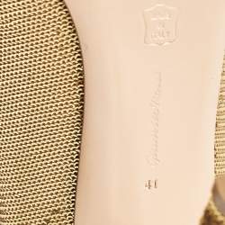 Pre Owned Gianvito Rossi Gold Sequins Gianvito Pumps Size 41