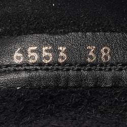 Pre Owned Gianvito Rossi Black Leather Knee Length Boots Size 39