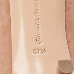 Pre Owned Gianvito Rossi Pink Suede Gianvito Pumps Size 37.5