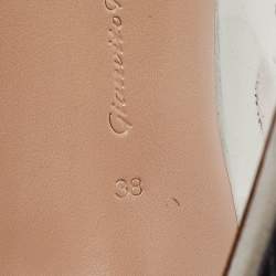 Pre Owned Gianvito Rossi Transparent PVC Helmut Ankle Length Boots Size 38