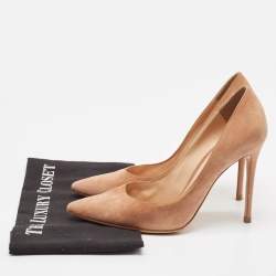 Gianvito Rossi Brown Suede Gianvito 105 Pumps Size 39