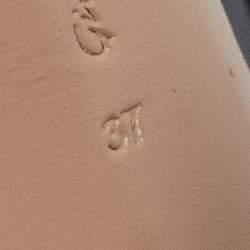 Pre Owned Gianvito Rossi Black Leather Knee Length Boots Size 37