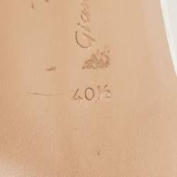Gianvito Rossi Transparent PVC Metropolis Ankle Strap Sandals Size 40.5
