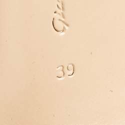 Pre Owned Gianvito Rossi Red Suede Vamp Peep Toe Pumps Size 39