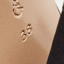 Pre Owned Gianvito Rossi Black Suede Strappy Pumps Size 38