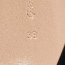 Pre Owned Gianvito Rossi Navy Blue Suede Gianvito 85 Pumps Size 38