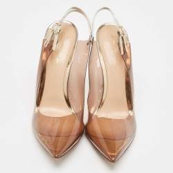 مملوكة مسبقًا صندل جيانفيتو روسي كايل 105 جلد وبي في سي بني سير كاحل مقاس 39 