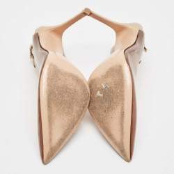 مملوكة مسبقًا صندل جيانفيتو روسي كايل 105 جلد وبي في سي بني سير كاحل مقاس 39 