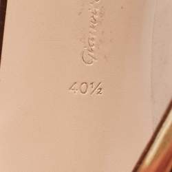 مملوكة مسبقًا صندل جيانفيتو روسي كايل 105 جلد وبي في سي بني سير كاحل مقاس 39 