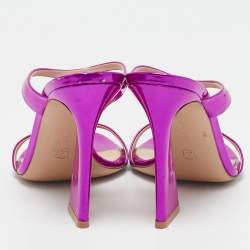 Gianvito Rossi Pink Leather Aura Sandals Size 39.5