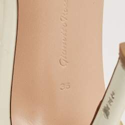 Gianvito Rossi Transparent PVC Metropolis Ankle Strap Sandals Size 36