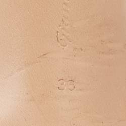 Pre Owned Gianvito Rossi Gold Leather Spice Ankle Wrap Sandals Size 38