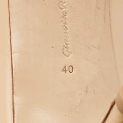 Gianvito Rossi Beige Leather Gianvito Pumps Size 40