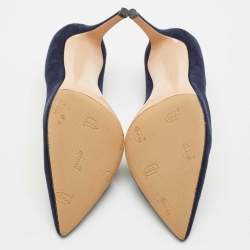 Gianvito Rossi Black Suede Gianvito 85 Pointed Toe Pumps Size 40