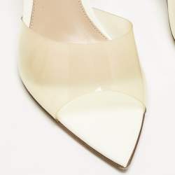 Gianvito Rossi Transparent PVC Alise Slide Sandals Size 35.5